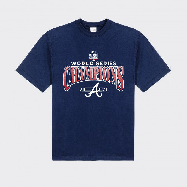 Atlanta Braves World Series Champions Navy T-Shirt by Southern Sportz – The  Olde Soul