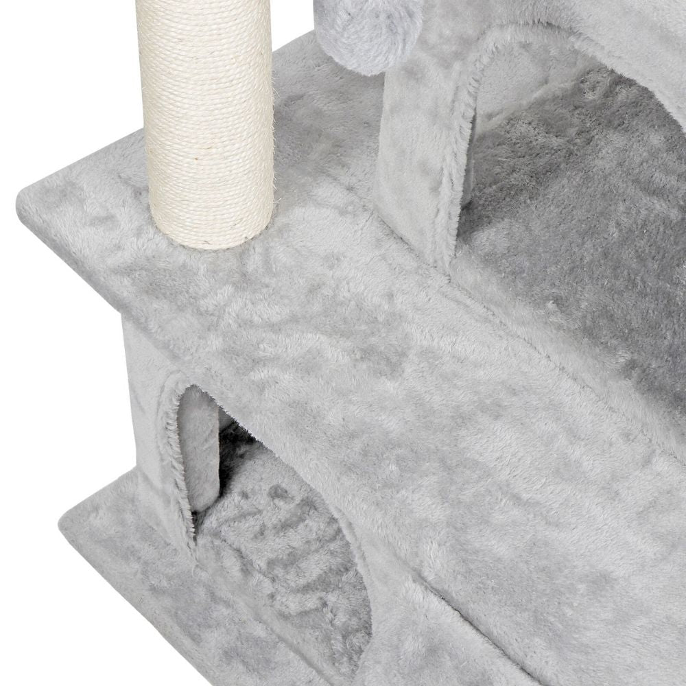 Cat Tree House Scratching Post with Ramp by Onetify