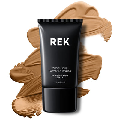Warm Nude | Mineral Liquid Powder Foundation with SPF 15 | REK Cosmetics by REK Cosmetics