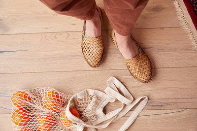 Woven Flat in Honey + Stripes by Mohinders