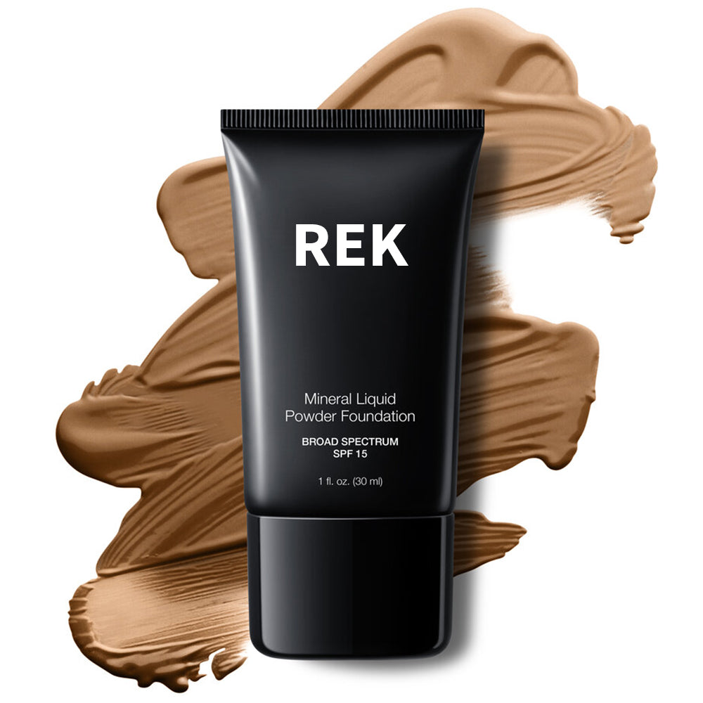 Sunlit Beige | Mineral Liquid Powder Foundation with SPF 15 | REK Cosmetics by REK Cosmetics