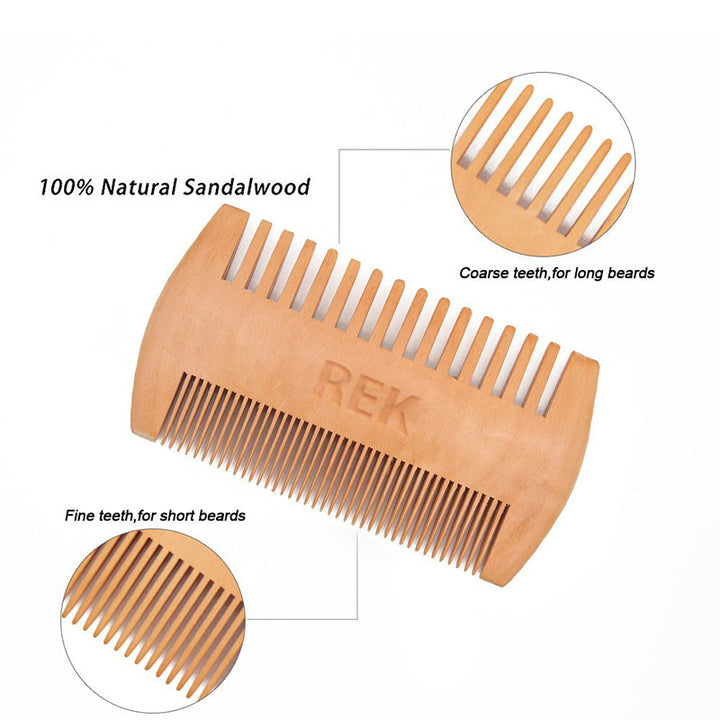 REK Sandalwood Beard Comb | REK Cosmetics by REK Cosmetics