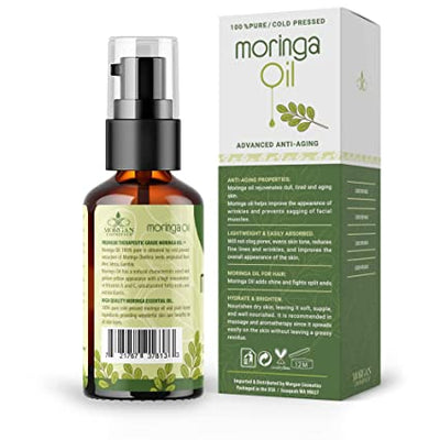 100% Pure Moringa Oil 2 oz by Morgan Cosmetics