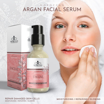 Argan Facial Serum 2 oz by Morgan Cosmetics