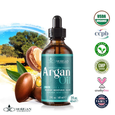 100% Pure Argan Oil by Morgan Cosmetics