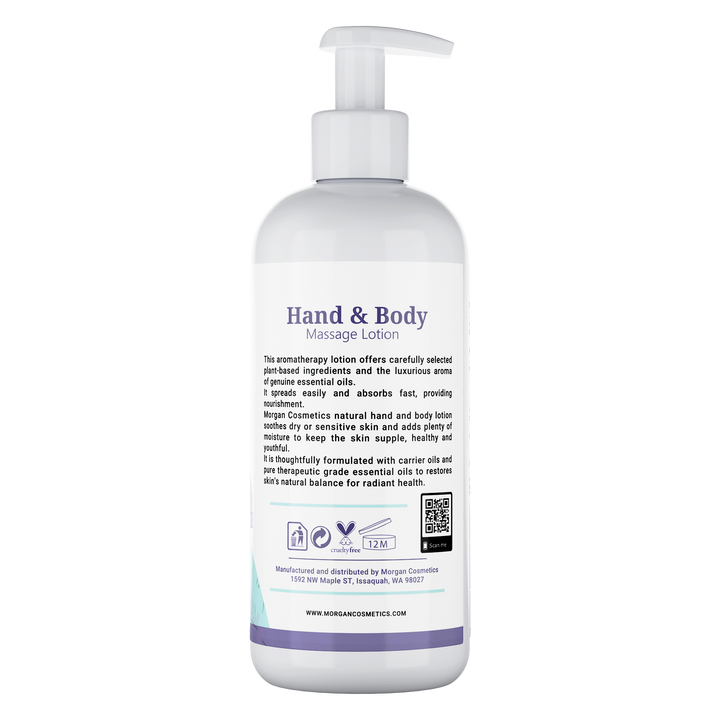 Morgan Cosmetics Hand & Body Lotion Lavender 12 oz by Morgan Cosmetics