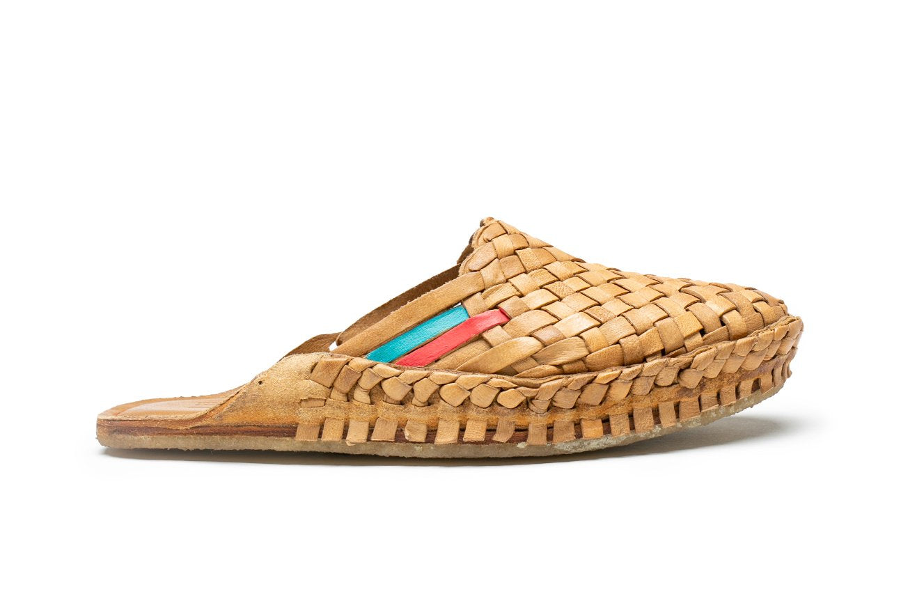 Woven Slide in Honey + Stripes by Mohinders