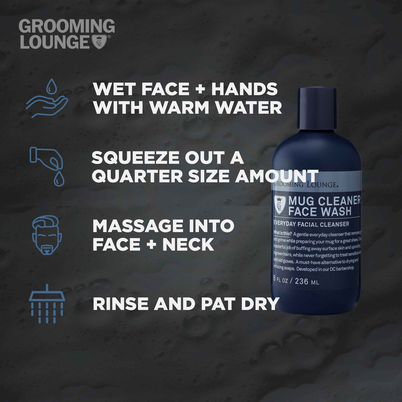 Grooming Lounge Mug Cleaner 2 Pack (Save $6) by Grooming Lounge