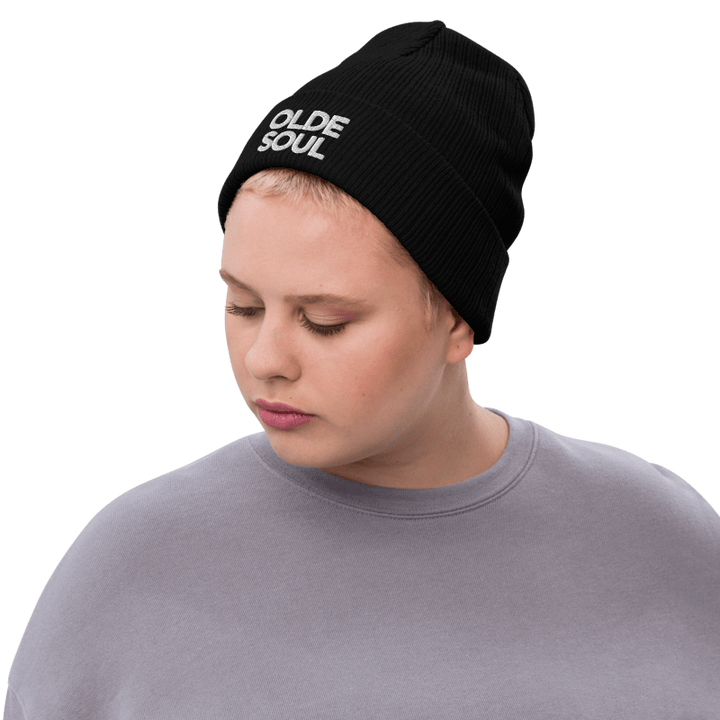 OLDE SOUL RIBBED KNIT BEANIE