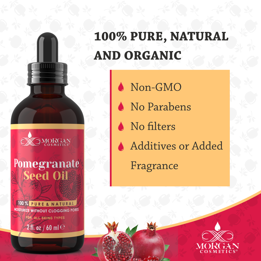 100% Pure Pomegranate Oil 2 oz by Morgan Cosmetics