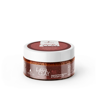 Moroccan Red Lava Clay Mask 100 gram by Morgan Cosmetics