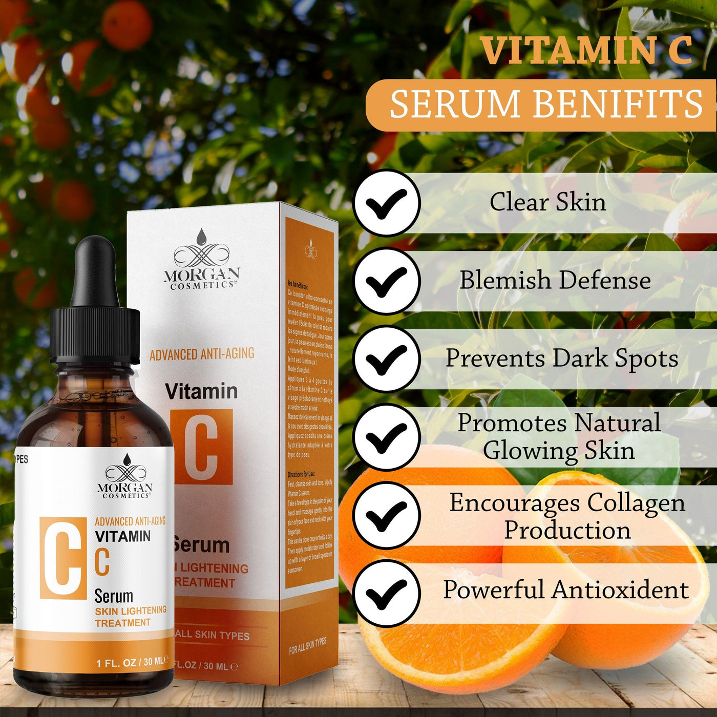 Vitamin C Serum 1 oz by Morgan Cosmetics