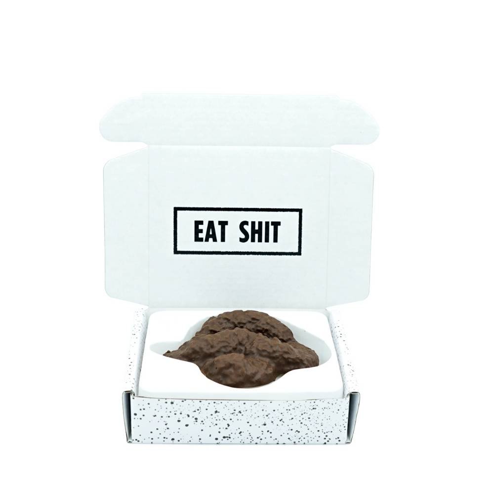 Eat Shit - Chocolate Shit in a Box by DickAtYourDoor