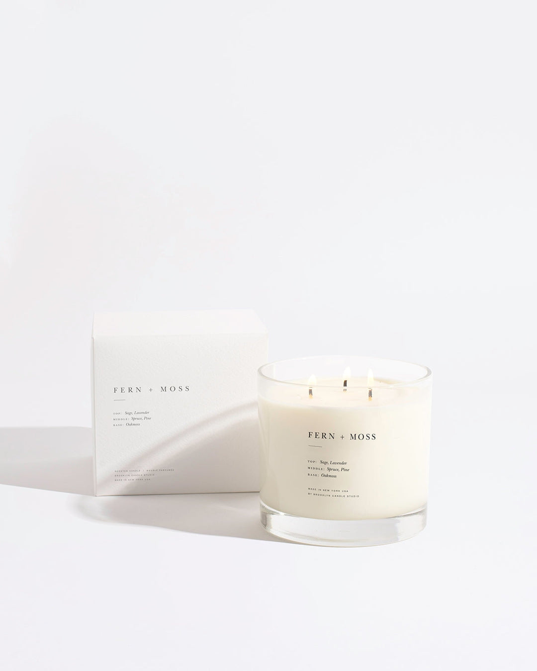 Fern + Moss Maximalist 3-Wick Candle by Brooklyn Candle Studio