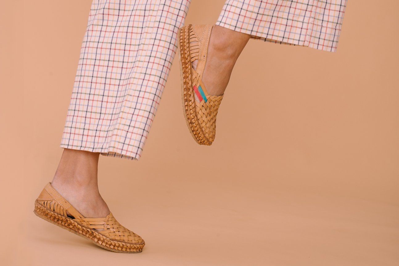 Woven Flat in Honey + Stripes by Mohinders
