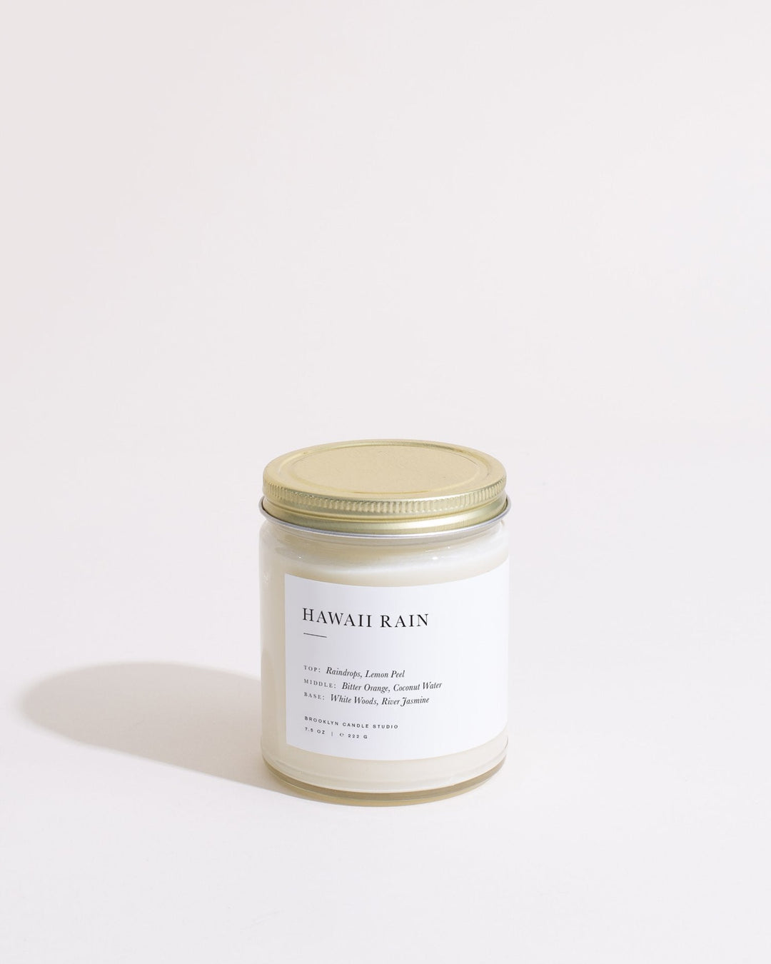 Hawaii Rain Minimalist Candle by Brooklyn Candle Studio