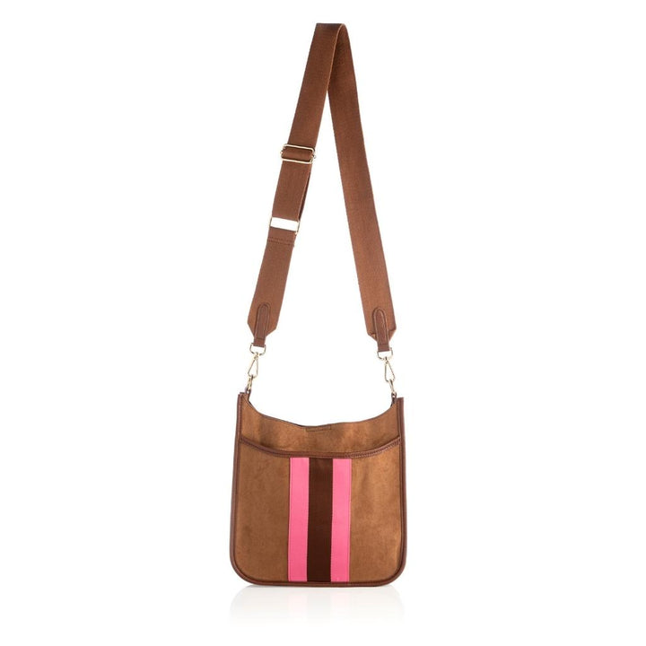 Shiraleah Blakely Cross-Body, Chocolate by Shiraleah