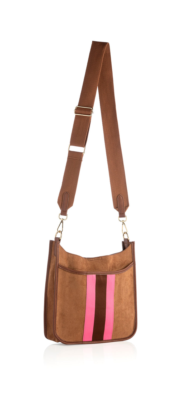 Shiraleah Blakely Cross-Body, Chocolate by Shiraleah