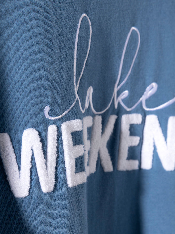 Shiraleah "Lake Weekend" Sweatshirt, Blue by Shiraleah