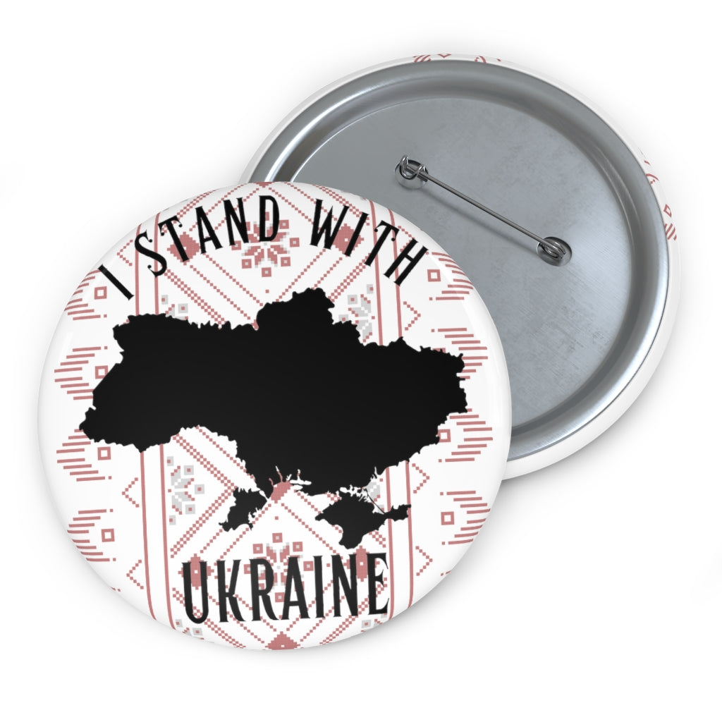 'I Stand With Ukraine' With Vishivanka Pin