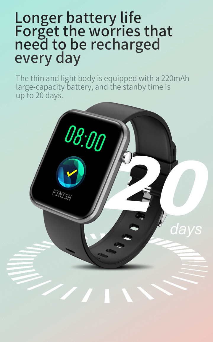 Advanced Smartwatch With Three Bands And Wellness + Activity Tracker by VistaShops