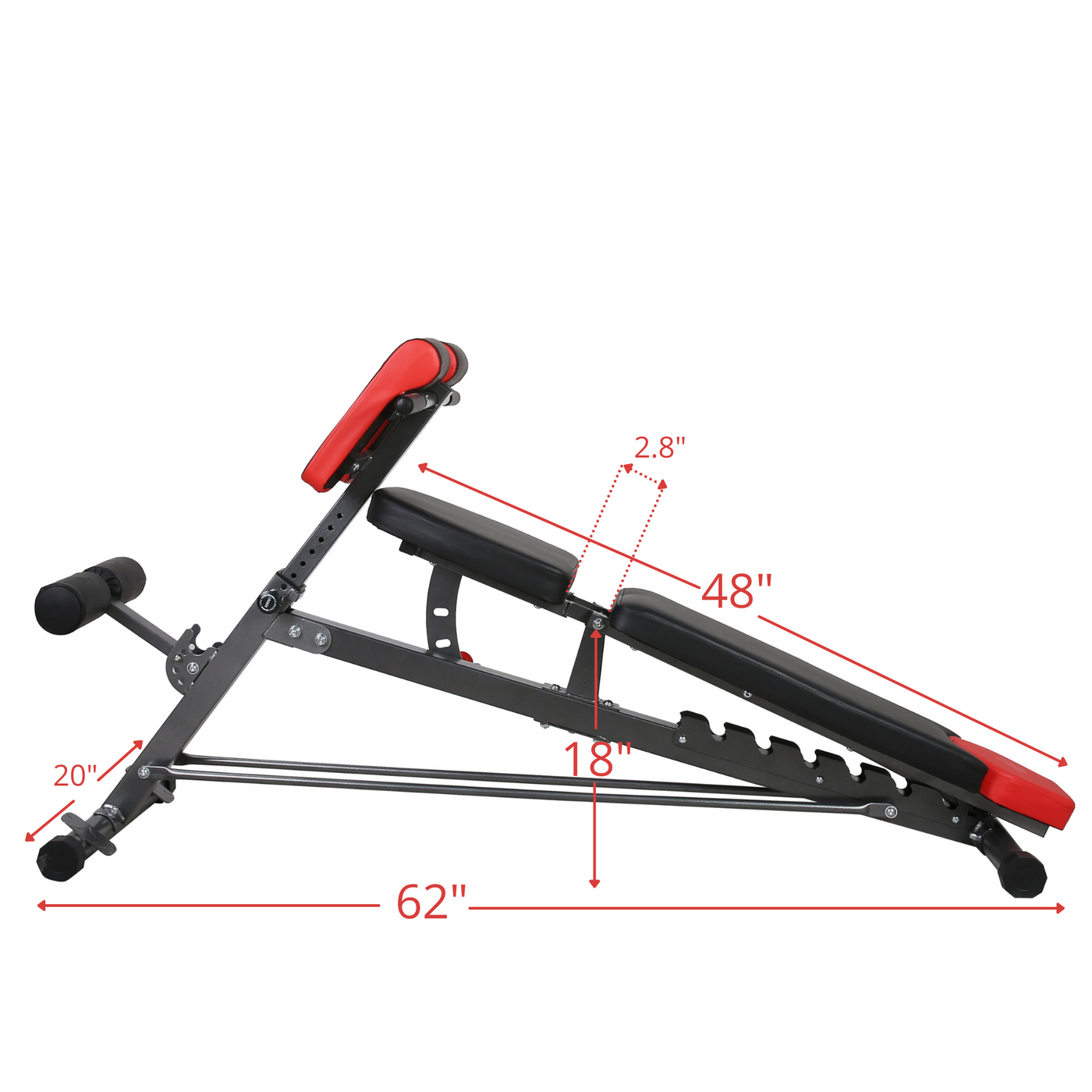 Multi-Functional FID Weight Bench for Full-Body Workout by Finer Form
