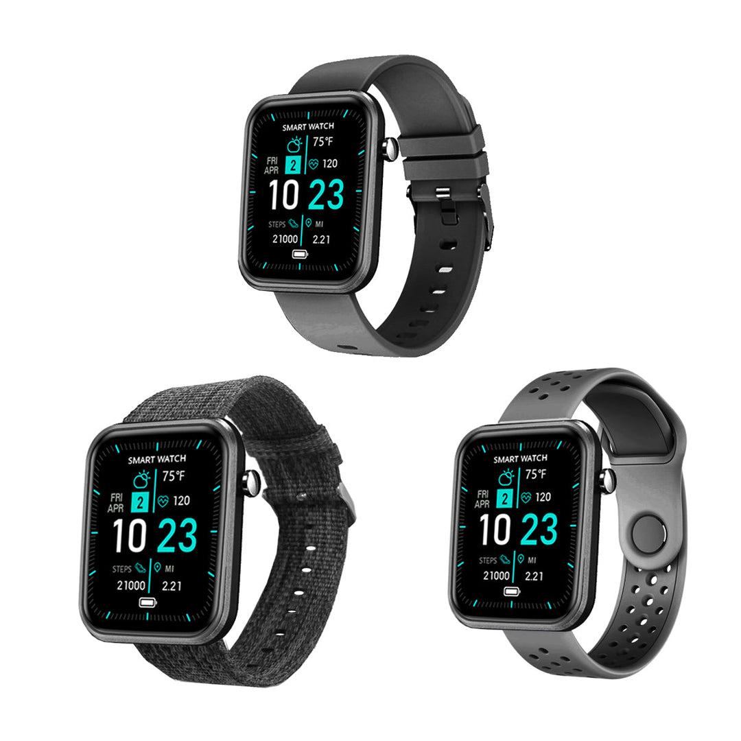 Advanced Smartwatch With Three Bands And Wellness + Activity Tracker by VistaShops