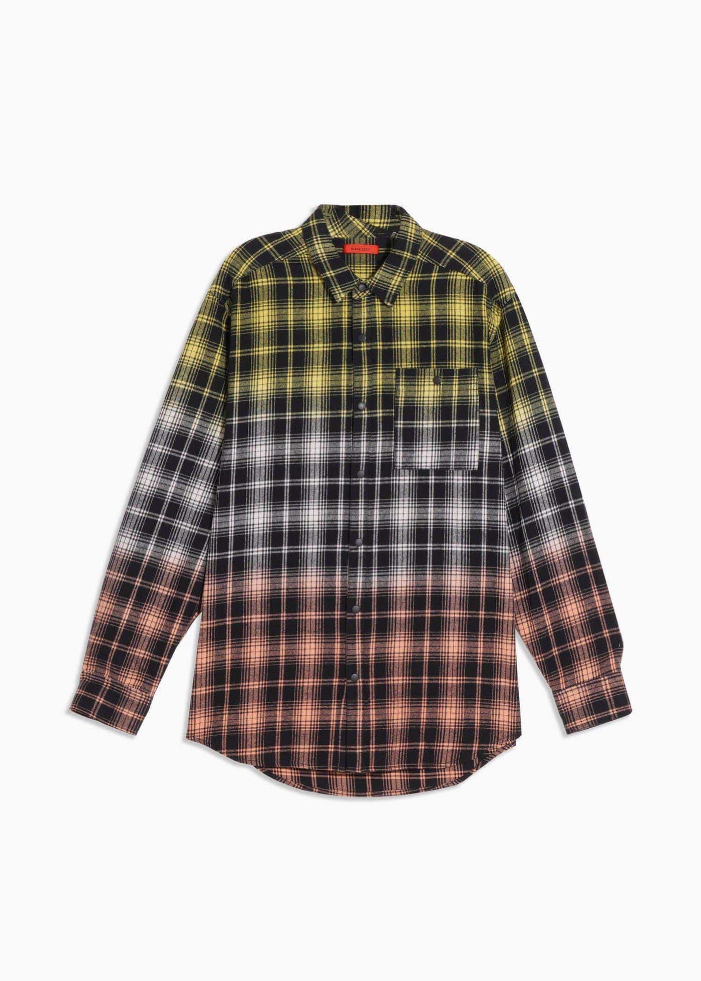 Konus Men's Double Dip Dyed Flannel shirt by Shop at Konus