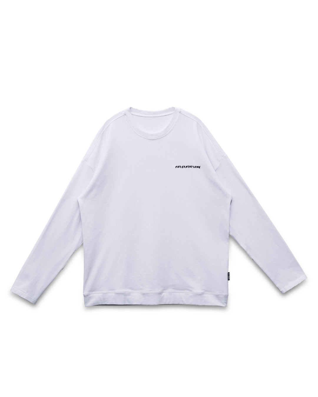 Konus Men's Long Sleeve Tee in White by Shop at Konus