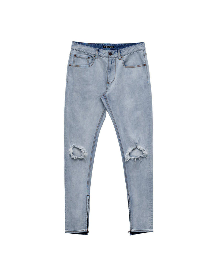 Konus Men's Washed Out Denim by Shop at Konus