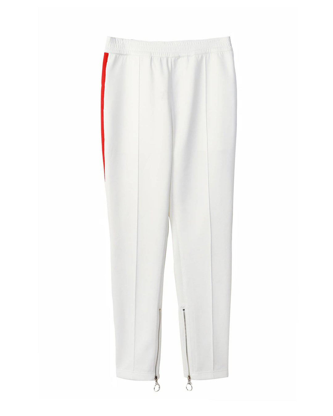 Konus Men's Track Pants With Knit Tape detail in White by Shop at Konus