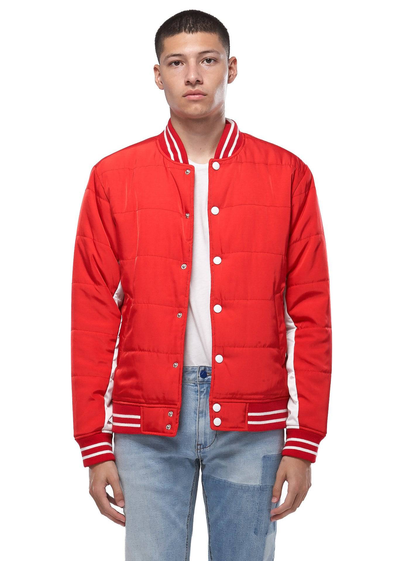 Konus Men's Bomber Jacket in Red by Shop at Konus