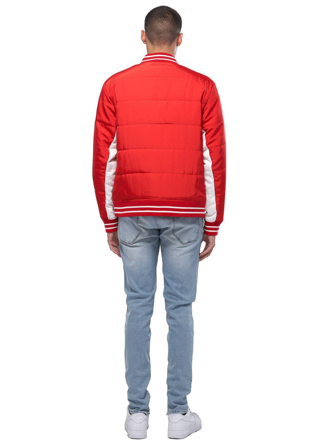 Konus Men's Bomber Jacket in Red by Shop at Konus