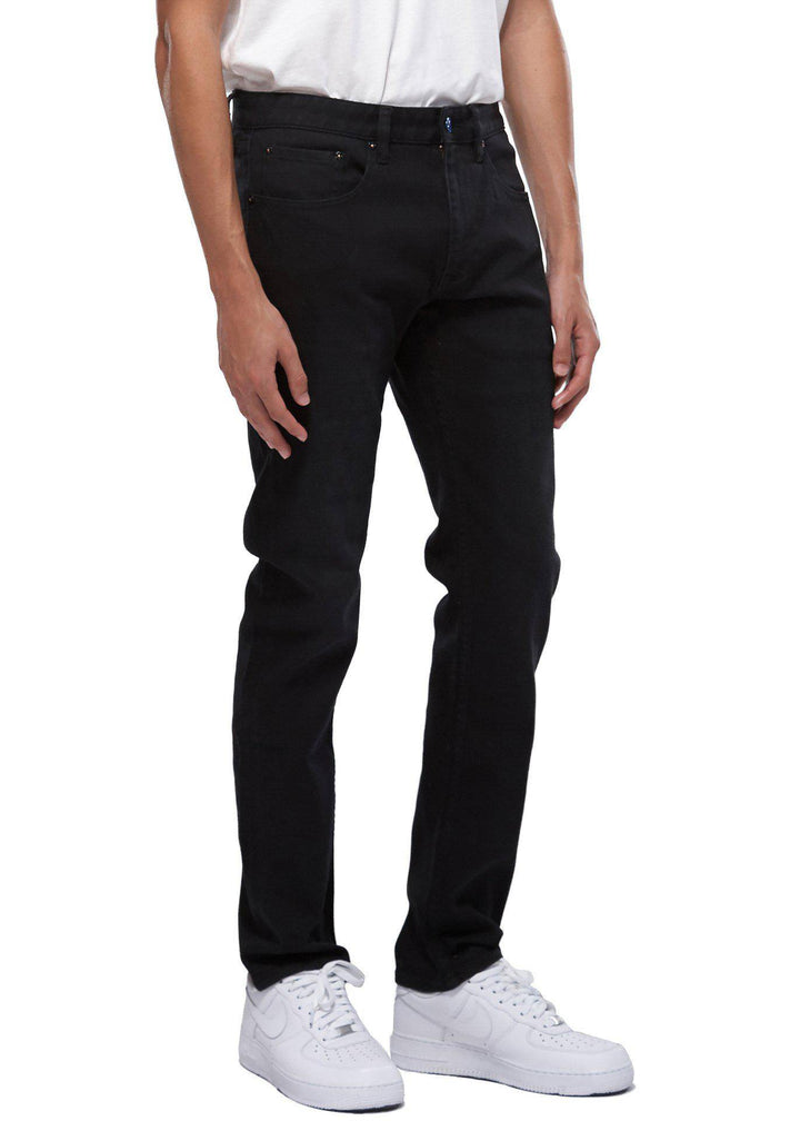 Konus Men's Stretch Denim in Black by Shop at Konus