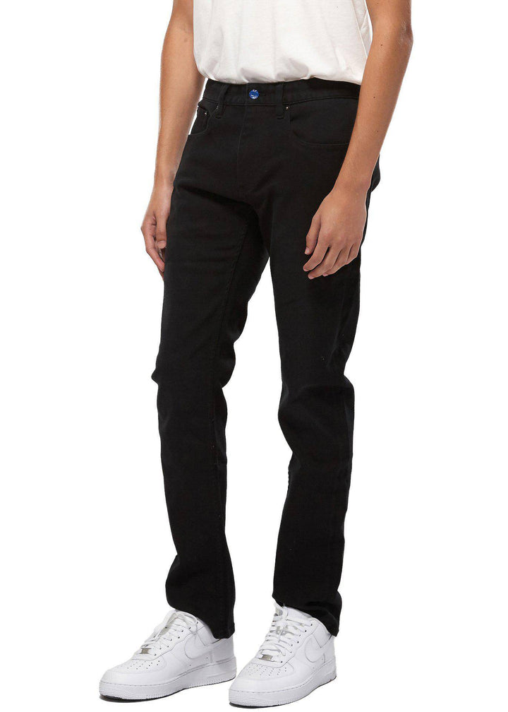 Konus Men's Stretch Denim in Black by Shop at Konus