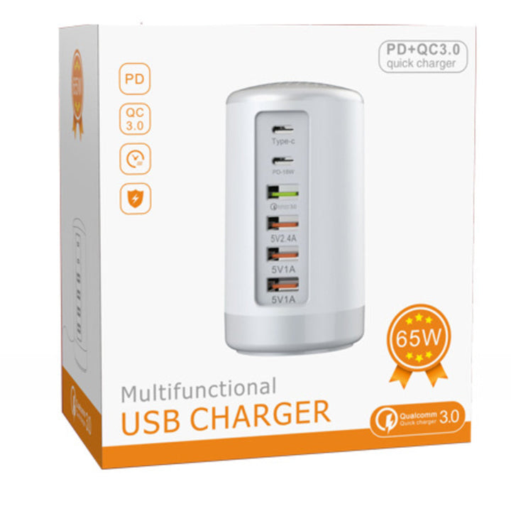 Tower USB With 6 High Speed Charging Ports by VistaShops