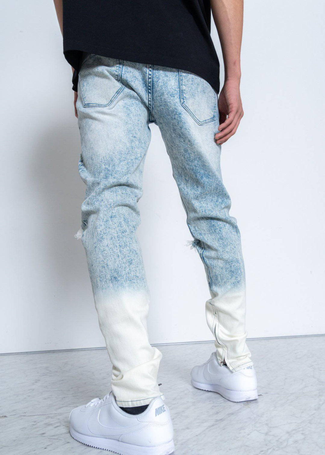 Konus Men's Acid Washed Jean in Blue by Shop at Konus