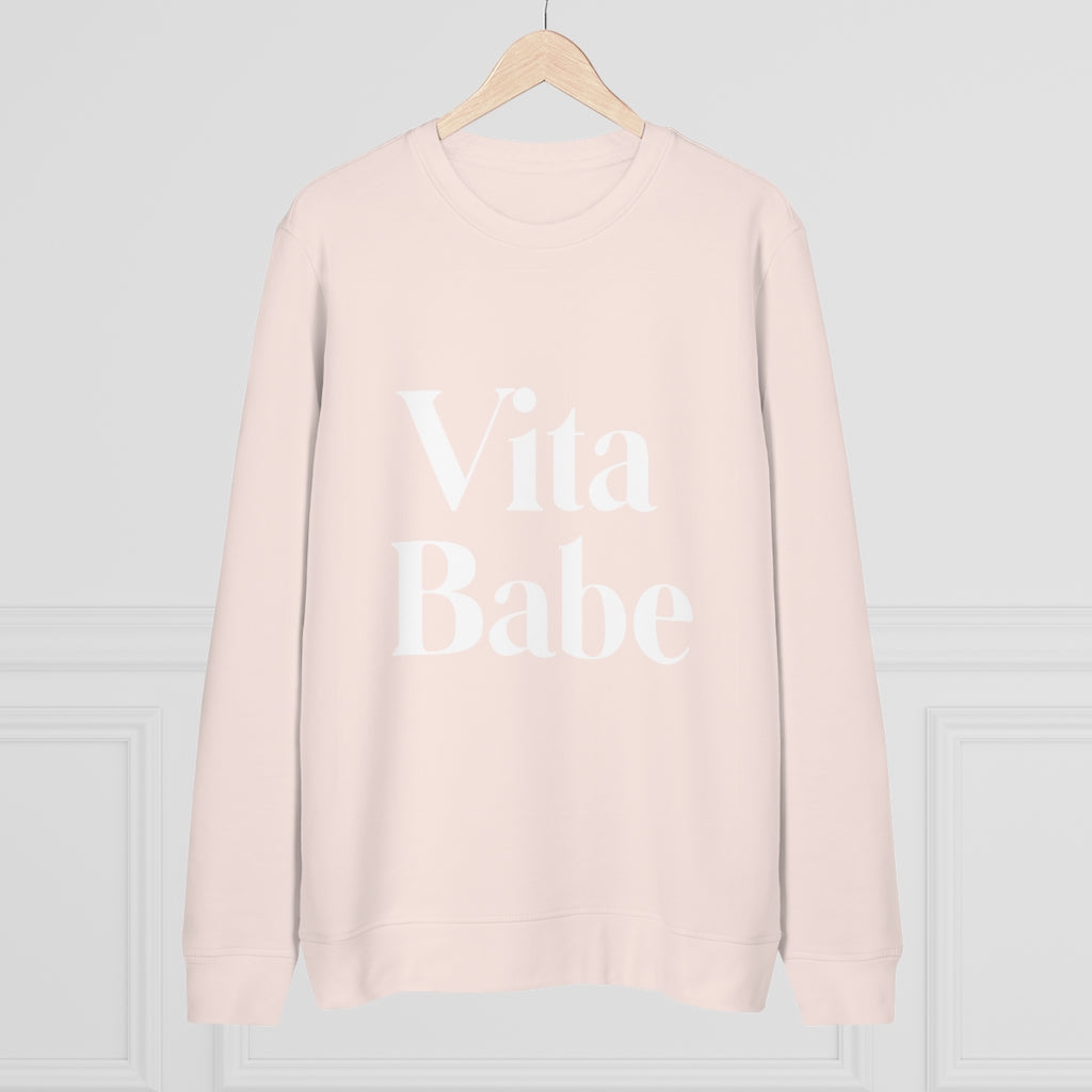 Vita Babe Organic Unisex Rise Sweatshirt by VitaParfum