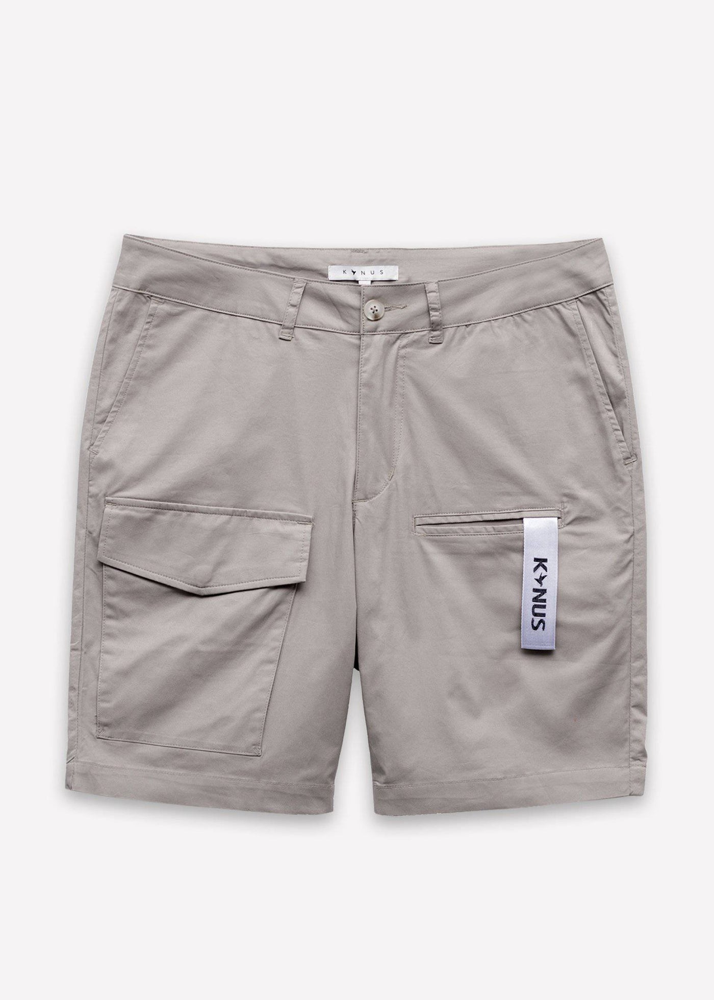 Konus Men's 6 Pocket Chino Shorts in Gray by Shop at Konus