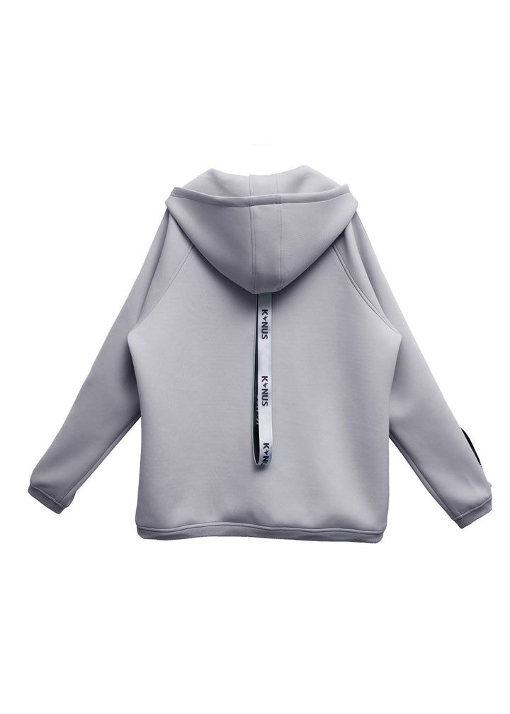 Konus Men's Half Zip Scuba Hoodie In Grey by Shop at Konus