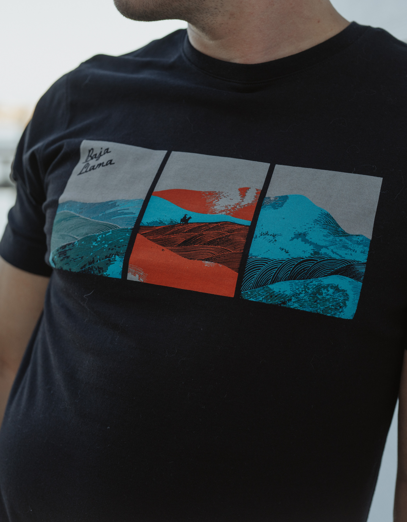MOUNTAINS OF MADNESS - PRIMO GRAPHIC TEE by Bajallama