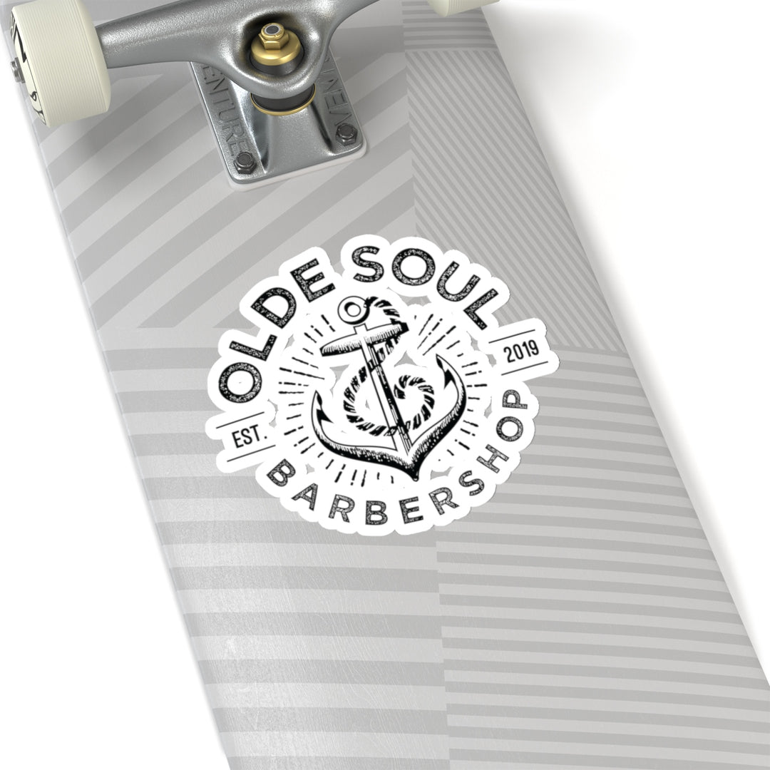 Olde Soul Barbershop Round Sticker