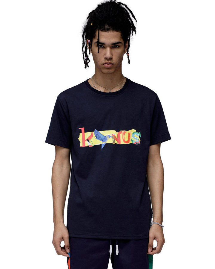 Konus Men's Graphic Tee in Navy by Shop at Konus