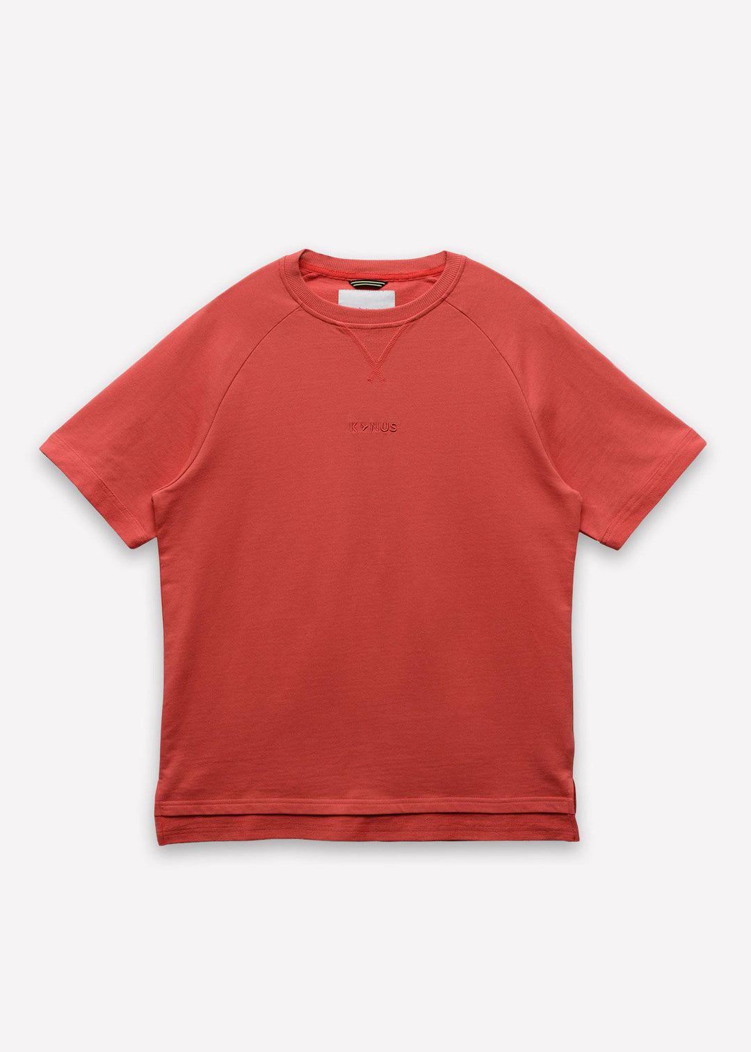 Konus Men's Short Sleeve Raglan Crewneck Tee in Red by Shop at Konus