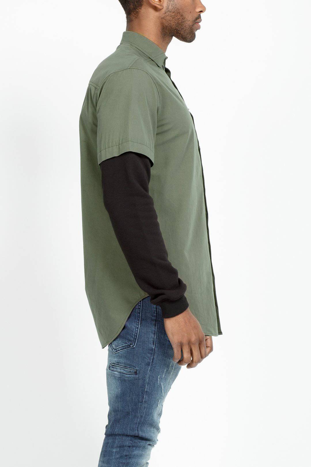 Men's 2 Layer Shirt in Grape Leaf by Shop at Konus