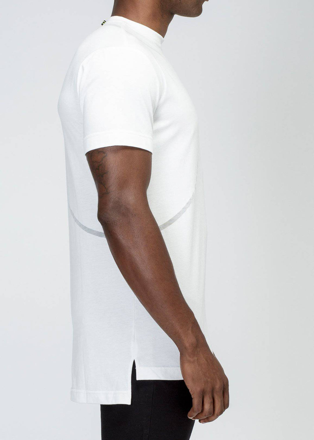 Konus Men's Burnout Tee in White by Shop at Konus