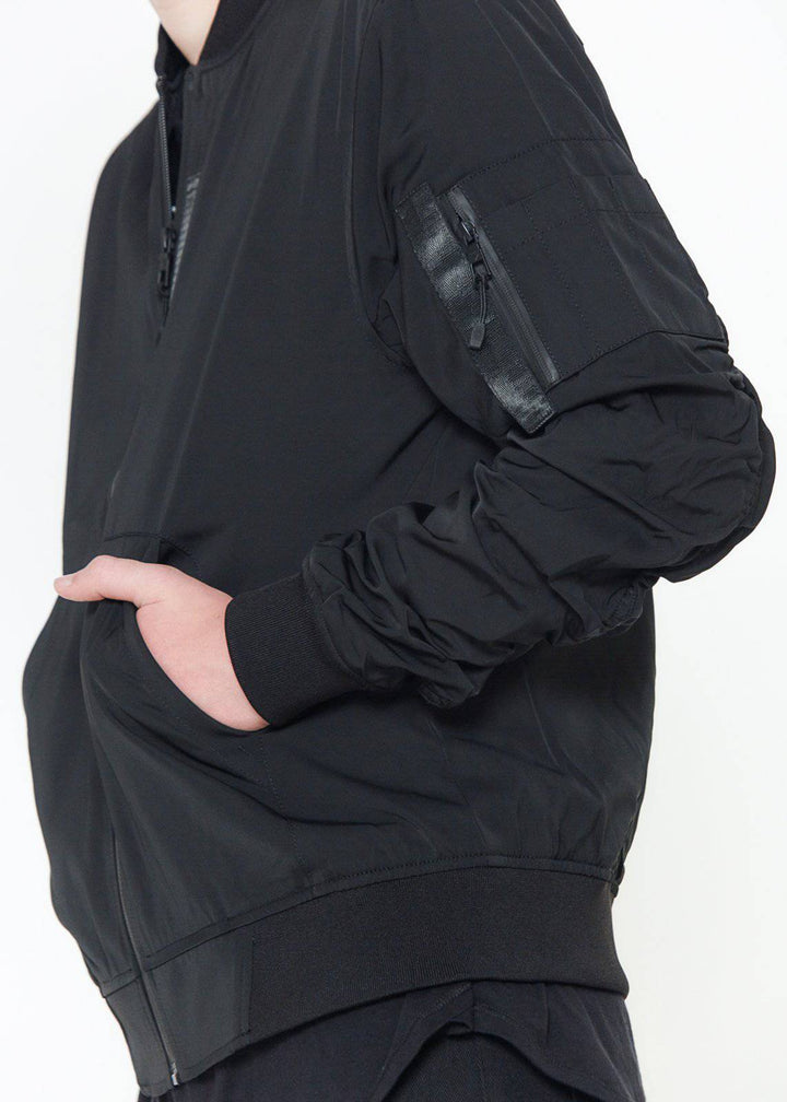 Konus Men's MA-1 Bomber Jacket in Black by Shop at Konus