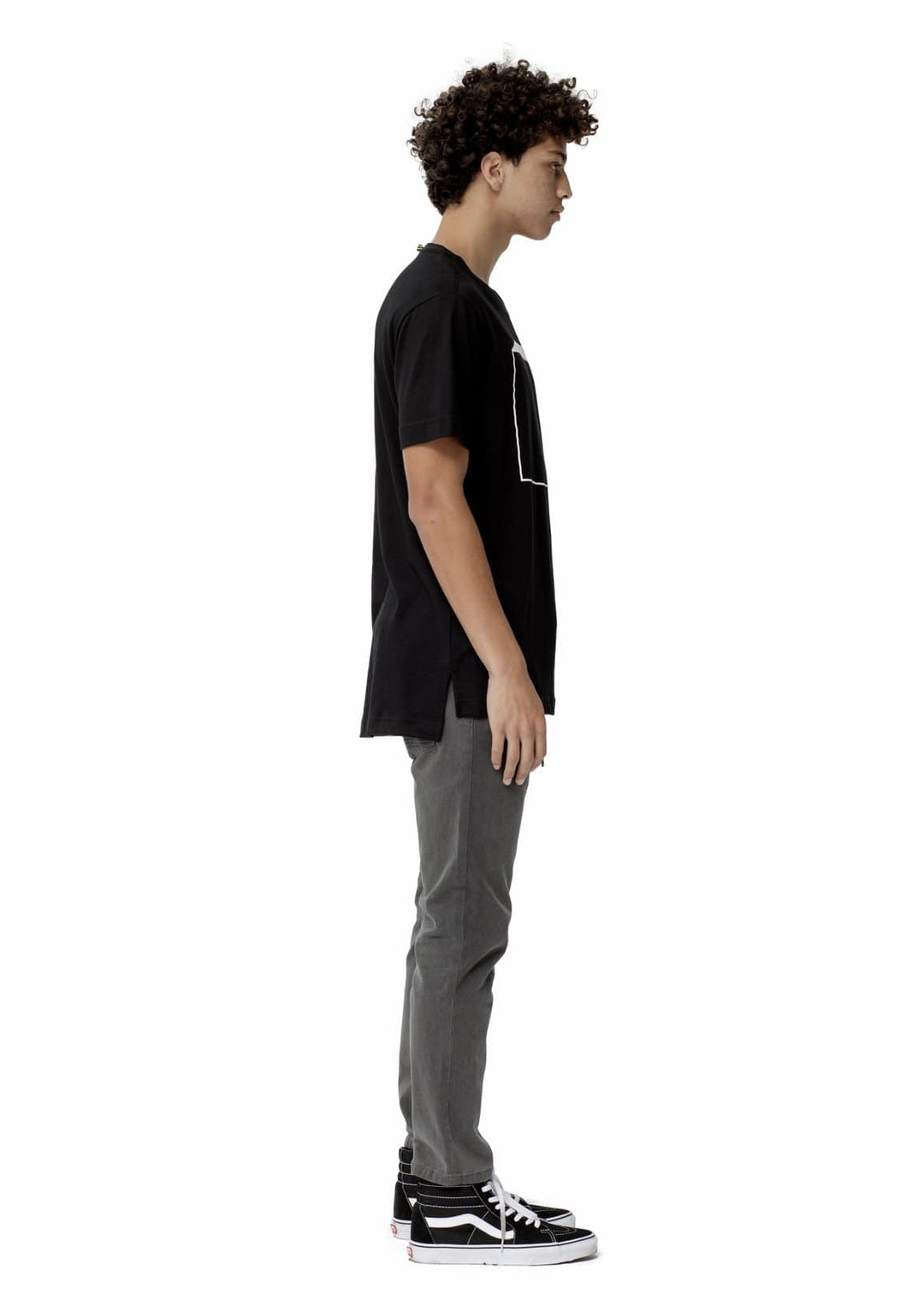 Konus Men's 3D Box Tee in Black by Shop at Konus