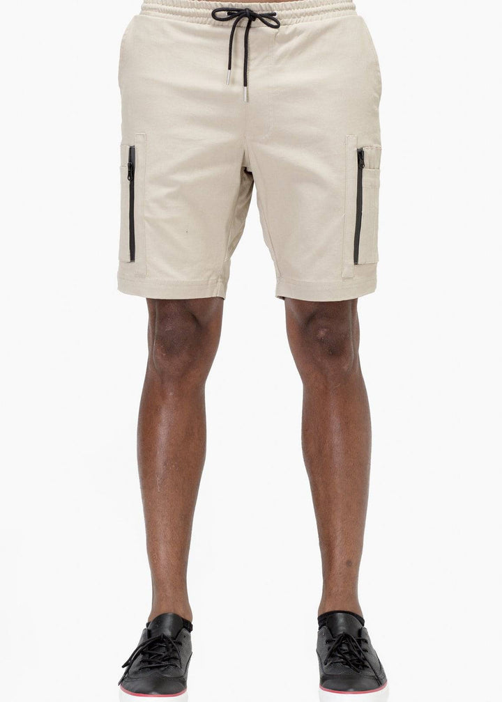 Konus Men's Cargo Shorts in Khaki by Shop at Konus