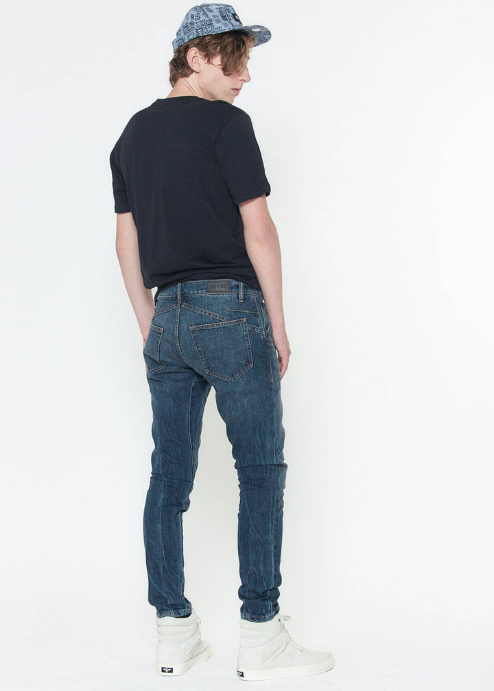 Konus Men's Essential Slim Jeans in Indigo by Shop at Konus